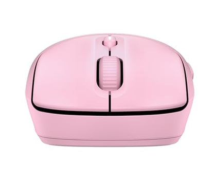 HP 400 Quiet Wireless Mouse, Dual Bluetooth & 2.4GHz, Soft Silicone, Quiet Clicks, Microsoft Wheel, 24-Month Battery, 6000 DPI, Ambidextrous, Eco-Friendly Design, Multi-OS, Pink - color: Pink