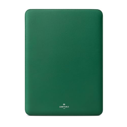 Comfyable Laptop Sleeve 14 Inch Precisely Compatible with MacBook Pro M5 M4 M3 M2 Pro/Max 2026-2021, Genuine Leather Cover Case, Leafy Green - color: Leafy Green, size: For 14" MacBook Pro