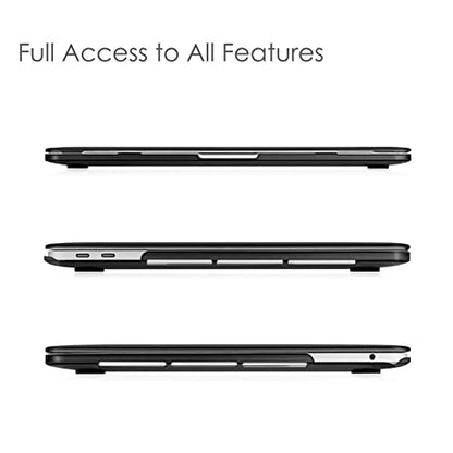 Fintie Hard Shell Case for MacBook Pro 13 Inch, Crystal Black | A2338(M2 M1) A2251 A2289 A2159 A1989 A1706 A1708 (2016-2023) with/Without Touch Bar, Snap-On Cover, Lightweight - color: Crystal Black, size: Pro 13 Inch
