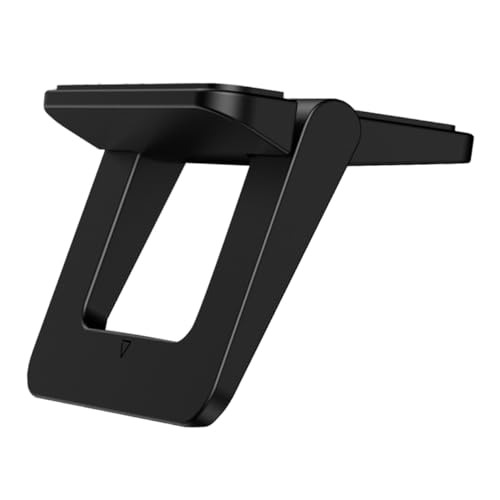 Uonlytech 2pcs Foldable Mini Laptop Stand Portable Desktop Holder Bracket for Travel Work Home, Universal Compact Notebook Vertical Stand with Black Finish