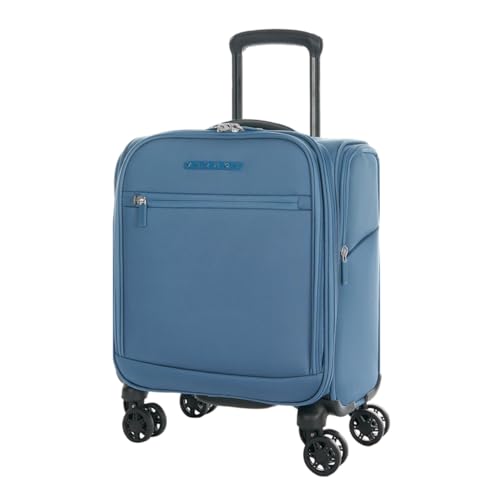 Verage Underseat Carry On Luggage with Wheels,14-Inch,Coast Blue | Personal Item Bag,Airline Approved, Laptop Compartment, USB Charging Port - color: Coast Blue, size: 14-Inch Compact Underseat