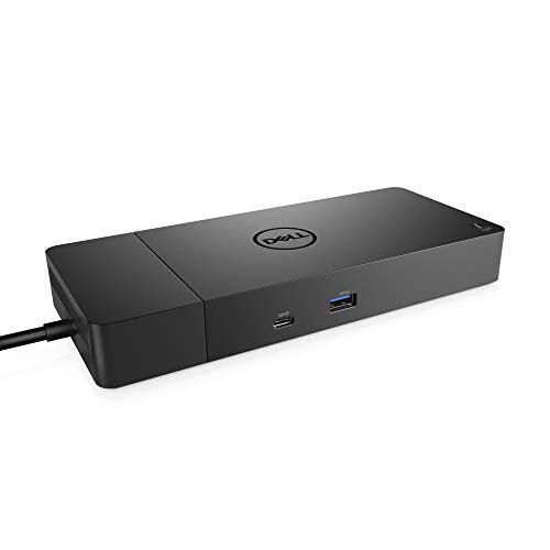 Dell Docking Station WD19S 180W, USB-C, USB 3.2 Gen 2 Type-C, Dual DisplayPort 1.4, HDMI 2.0, Gigabit Ethernet, Black