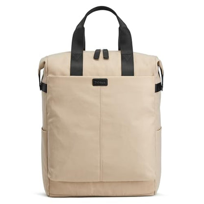 G4Free Small RFlD Crossbody Backpack Convertible Lightweight Mini Sling Bag for Women Men for Travel & Hiking, Khaki - color: Khaki
