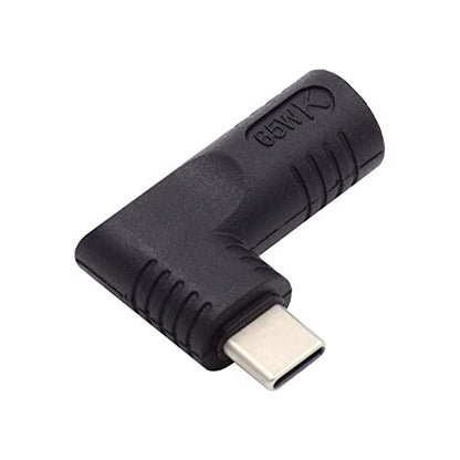 DC Jack 4.0x1.7mm Input to USB-C Type-C Angled 90 Degree Power Plug Charge Adapter for Laptop Phone - style: 4.0x1.7mm