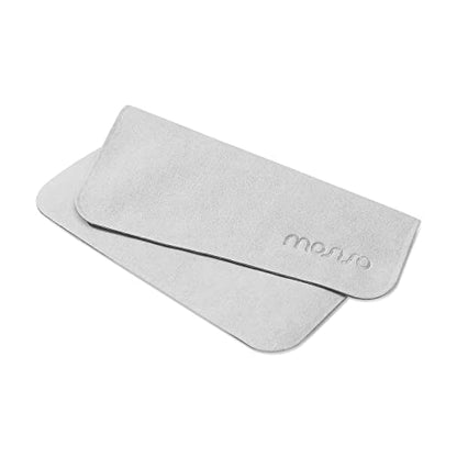 MOSISO Polishing Cloth, 2PCS Electronic Screen Cleaning Cloths, Grey | Soft Microfiber Cloths ,Compatible with MacBook/iPhone, Compatible with iPad/Tablets/Laptop Notebook Computer, Camera