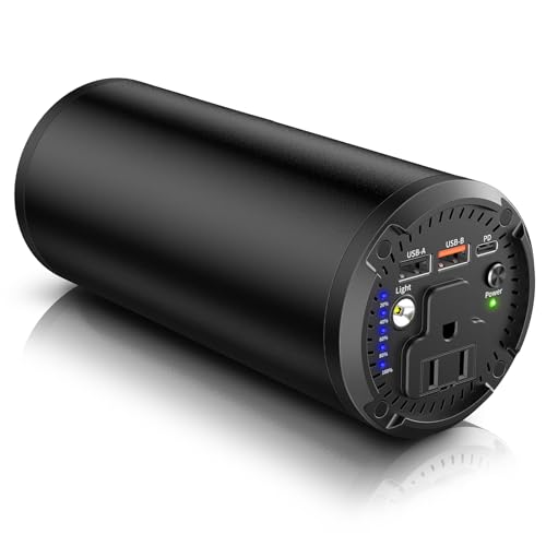 Portable Laptop Charger with AC Outlet, 98Wh/100W Power Bank 27000mAh External Travel Battery Pack with LED Flashlight for MacBook, IPad, Dell, HP, Samsung, iPhone, Switch and More