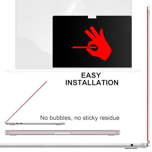 Privacy Screen for Macbook Air 13.3 inch (2018-2020) Macbook Pro 13.3 Inch (2016-2022, M1, M2), Removable Matte Anti Glare Blue Light Protector Private Filter, 1 pack