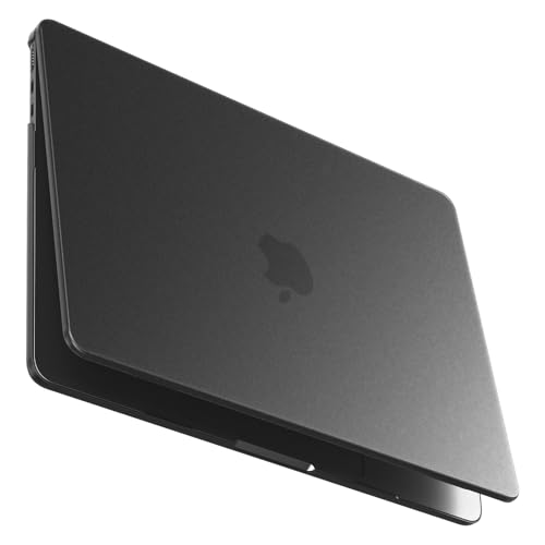 BlueSwan for MacBook Air 13 inch Case, M5 M4 M3 M2 2026-2022 Laptop Cover | 100% Match Official Color, Matte Grippy Texture, Scratch Resistant, Easy to Snap on, Air 13.6 Protective Hard Shell - color: Matte Black