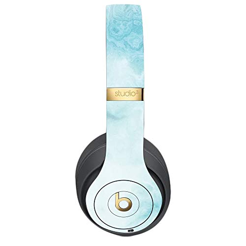 MightySkins Skin Compatible with Beats Studio 3 Wireless - Blue Marble | Protective, Durable, and Unique Vinyl Decal wrap Cover | Easy to Apply, Remove, and Change Styles | Made in The USA - color: Blue Marble