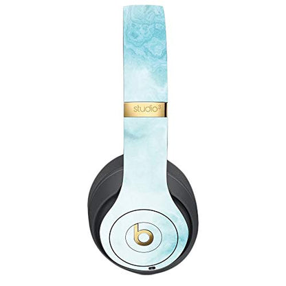 MightySkins Skin Compatible with Beats Studio 3 Wireless - Blue Marble | Protective, Durable, and Unique Vinyl Decal wrap Cover | Easy to Apply, Remove, and Change Styles | Made in The USA - color: Blue Marble