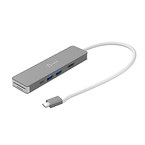 j5create JCD390: 4K HDMI and USB 3.2 Adapter for DisplayPort Alt Mode USB-C