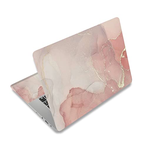 AIMSA Laptop Skin Sticker Decal, 12 13 13.3 14 15 15.4 15.6 inch Laptop Art Decal Protector Notebook Netbook PC 15.6" Universal Vinyl Cover, Nude Pink Marble - color: Nude Pink Marble