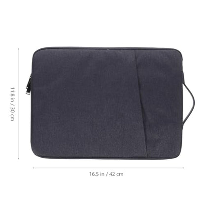ARTIBETTER Shockproof Laptop Bag 15.6 Inch Sturdy Laptop Carrying Pouch with Tablet Holder Portable Protective Sleeve for Business and Travel Navy Blue