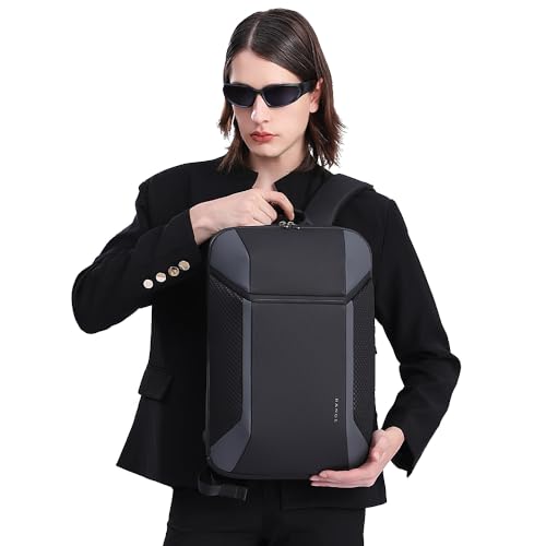 BANGE Smart Business Laptop Backpack Waterproof can fit 15.6-17.3 Inch Laptop with 3.0 USB charging port for men and women - color: Grey