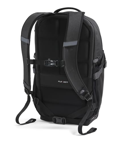 The North Face Recon Laptop Pack, Asphalt Gy Lt Hth/TNF Blk-NPF, OSFA | Daypack, Water Repellent, Laptop Sleeve, 2 Water Bottle Pockets - color: Asphalt Grey Light Heather/Tnf Black-npf, size: 30L