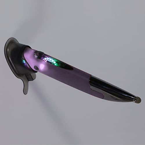 Wireless Pen Mouse, Rechargeable 2.4G Dual Mode Handwriting Stylus with Touch Head for PC Laptop iOS (Purple) - color: Purple