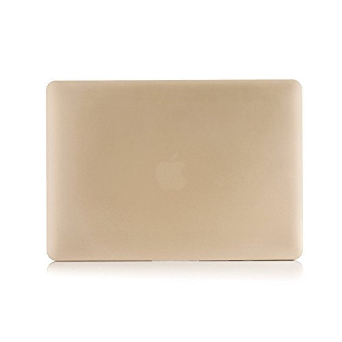 Compatible with MacBook 12 Inch A1534 - Slim Snap On Hard Shell Protective Cover and Keyboard Cover (Gold) - color: Gold