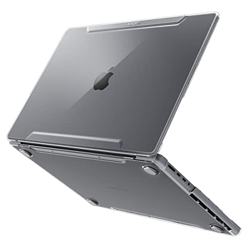 Spigen for MacBook Pro 14 inch Case M5/Pro/Max (2026) M4/M3/M2/M1/Pro/Max (2025-2021) A3427 A3426 A3112 A3185 A3401 A2918 A2992 A2779, Thin Fit, Air Skin Protective Hard Shell Case, Crystal Clear - color: Crystal Clear, size: Macbook Pro 14" M5/M4/M3/M1 (