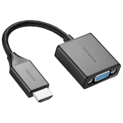 Insignia HDMI-to-VGA Adapter, Model: NS-PG95503, Black - style: HDMI to VGA Adapter
