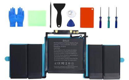 A1706 A1819 Battery Replacement Laptop Battery Compatible with Mac Book Pro 13 inch [Late 2016 Year, Mid 2017 Year], EMC 3071 3163 [11.41V/4320mAh] - color: A1819