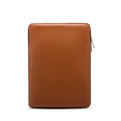 Kinmac 360° Protective Vertical Laptop Sleeve Case Cover Bag (Coffee Flower PU, 12.5 inch-13.3 inch) - color: Coffee Flower PU, size: 12.5 inch-13.3 inch