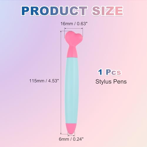 PATIKIL Crayon Stylus Pens for Touch Screen, High Sensitivity Universal Pen Capacitive Digital Pens Touchscreen Stylus for Phone Tablets Laptop Touch Screen Devices, Light Green - color: Light Green