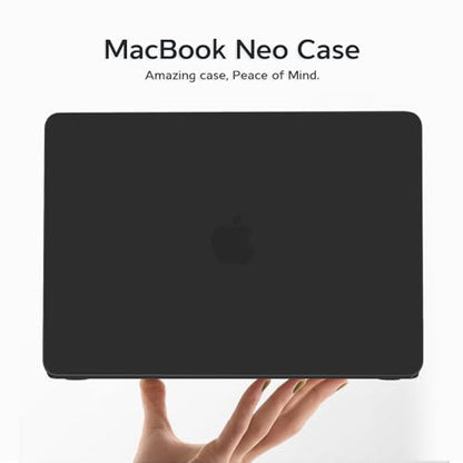 B BELK for MacBook Neo Case 13 inch 2026 (A18 Pro, Model A3404), Black | Slim Matte Hard Shell Case with Keyboard Cover & Screen Protector, Scratch-Resistant 1:1 Precision Fit for Mac Neo Case - color: Black