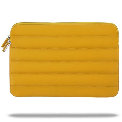 ANECDOTE Laptop Case 15-16 Inch – A Perfect Laptop Sleeve - Compatible with MacBook Air/Pro 15 inch M3 M2 M1 Chip Pro Max 2023-2021 – Fits Well, Made of 100% Nylon with Aesthetic Design (Marigold) - color: Marigold, size: 15-16 inches