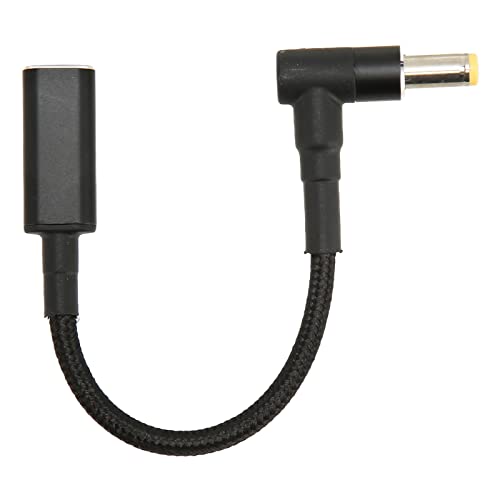Naroote USB C to DC 5.5x2.5mm Adapter 100W Type C to 5.5x2.5mm DC Converter with PD E Chipset, Ideal for Laptop Charging Travel Portable