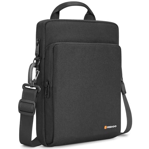NIDOO 10 inch Laptop Sleeve Carrying Bag Shoulder Case for 10.9" 11" iPad Air M3 M2/ 11" iPad Pro 2025/10.9" 10.2" 11 inch iPad/ 10.5" Samsung Galaxy Tab A8 S8 / 10.4" HUAWEI / 10.6" Lenovo Handle - color: Black, size: 10-11 inch Tablet