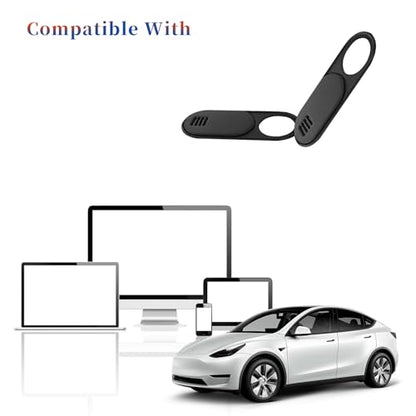 3 Pack Ultra-Thin Camera Cover Slide for Tesla Model 3 / Y Interior Cabin Camera Laptop PC Front-Facing Webcam Sticker Blocker Protect Your Privacy (Classic Version) - color: Classic Version