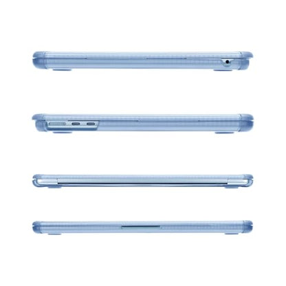 MOSISO Compatible with MacBook Air 13 inch Case M5 2026 M4 M3 M2 2025-2022 | A3449 A3240 A3113 A2681, 3 in 1 Kit Crack-Resistant Heavy Duty Protective Hard Shell Case Cover with TPU Bumper, Sky Blue - color: Sky Blue