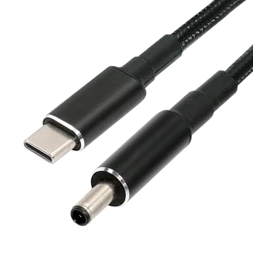 USB-C 100W 20V Input to DC 4.5 * 3.0mm PD Power 65W Output Charge Cable Support QC PD Type-C Compatible with DELL-Laptop (1.8m) - style: 4.5x3.0mm DE
