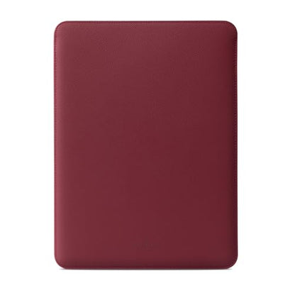 Comfyable Laptop Sleeve 13 Inch Precisely Compatible with MacBook Air M5 2026 & MacBook Pro/Neo A18, Genuine Leather Cover Case, Wine Red - color: Wine Red, size: For 13" MacBook Pro & Air & Neo