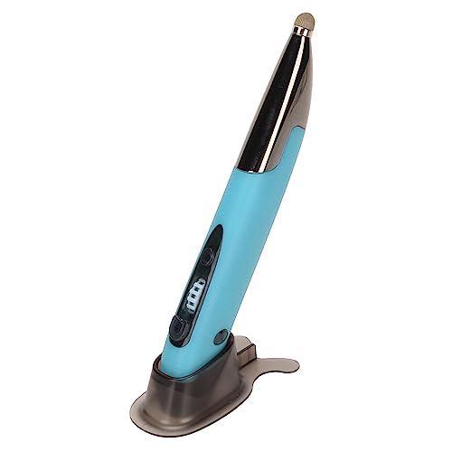 Yinhing Pen Rechargeable Portable Optical Mode for PC Laptop Luminous Silent Handheld Small Design (Blue) - color: Blue
