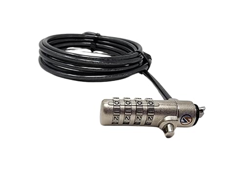 Sendt Black Notebook/Laptop Combination Lock for Wedge / N17 Security Slots