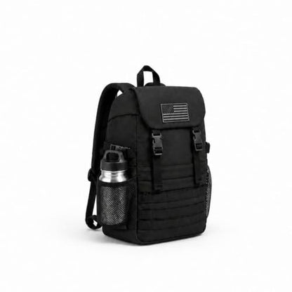Small Black Tactical Backpack 15L – Military Daypack, For mens - size: 10L