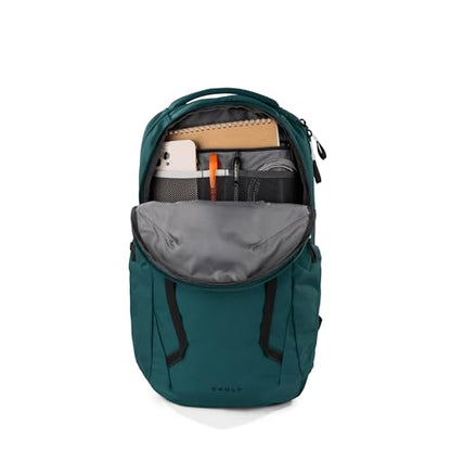 The North Face Vault Everyday Laptop Backpack | Commuter Travel Bag with Water-Repellent Finish, Spacious Main Compartment, Deep Nori-TNF Black, OS - color: Deep Nori-tnf Black
