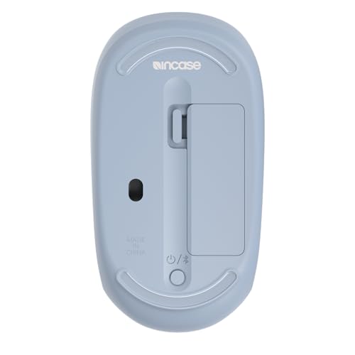 Incase Bluetooth Mouse - Designed by Microsoft - Compact, Comfortable, Right/Left Hand Use, 4-Way Scroll Wheel, Wireless Bluetooth Mouse for PC/Laptop/Desktop, Mac/Windows Computer (Pastel Blue) - color: Pastel Blue