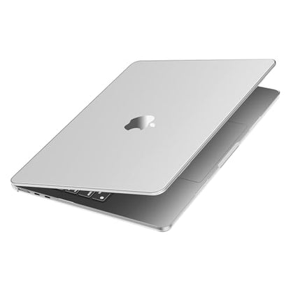 MOSISO Compatible with MacBook Air 13 inch Case M5 2026 M4 M3 M2 2025-2022 A3449 A3240 A3113 A2681, Seamlessly Closes Anti-Crack&Anti-Fingerprints Hard Shell for MacBook Air 13.6 Case, Frost Clear - color: Frost Clear