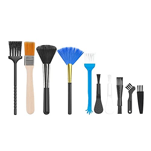 gofidin 10pcs Keyboard Cleaning Brush Kit Small Computer Keyboard Laptop Cleaning Brush Kit Cleaning Tool