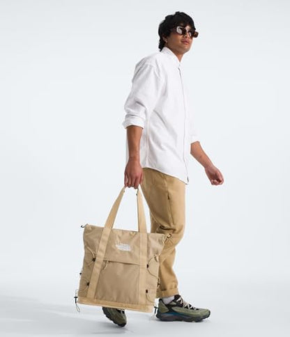 THE NORTH FACE Borealis Tote Bag | Over Shoulder & Backpack Carry Options, Water Repellent, 16" Laptop Sleeve - color: Khaki Stone