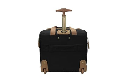 steve madden Designer 15 Inch Carry on Suitcase- Small Weekender Overnight Business Travel Luggage- Lightweight 2- Rolling Spinner Wheels Under Seat Bag for Women (Harlo Black) - color: Harlo Black