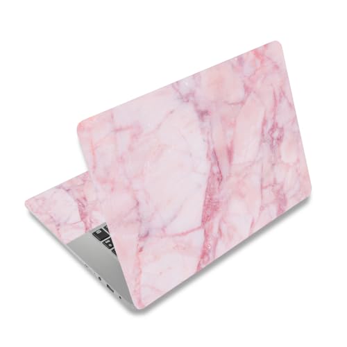 Laptop Skin Sticker Decal,12" 13" 13.3" 14" 15" 15.4" 15.6 inch Laptop Skin Sticker Cover Art Decal Protector Notebook PC (Pink Marble 2) - color: Pink Marble 2