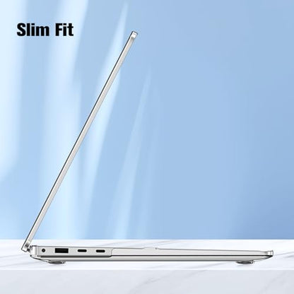 Fintie Case for 13.8 Inch Surface Laptop 8 2026 / Surface Laptop 7 2024 | Hard Shell, Slim Fit, Crystal Clear - color: Crystal Clear
