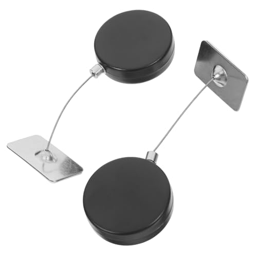 Mikikit 2pcs Security Cable Lock Retractable Lock Buckle Security Cable for Travel
