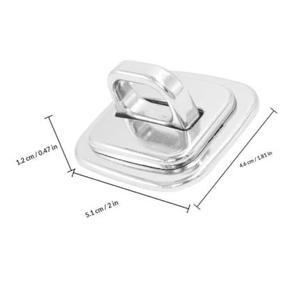 2pcs Laptop Cable Lock Anchor with Fixed Security Plate for Computers, Monitors, Tablets – Anti-Theft External Lock Accessory for Office and Home Use