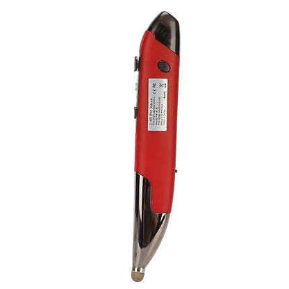 Yinhing Pen Rechargeable Portable Optical Mode for PC Laptop Luminous Silent Handheld Small Design (Red) - color: Red