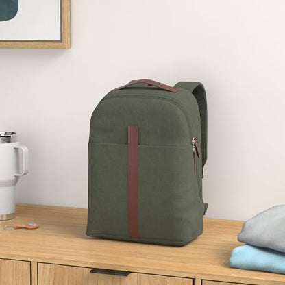 Samsonite Virtuosa Carry-On Travel Backpack with Padded Laptop Sleeve, Pine Green - color: Pine Green