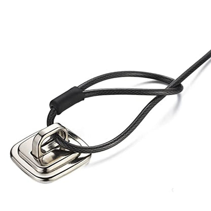 Anti-Theft Security Base Plate Zinc-Alloy Electroplated Bright Computer Fixed Base Desk Mount Accessory